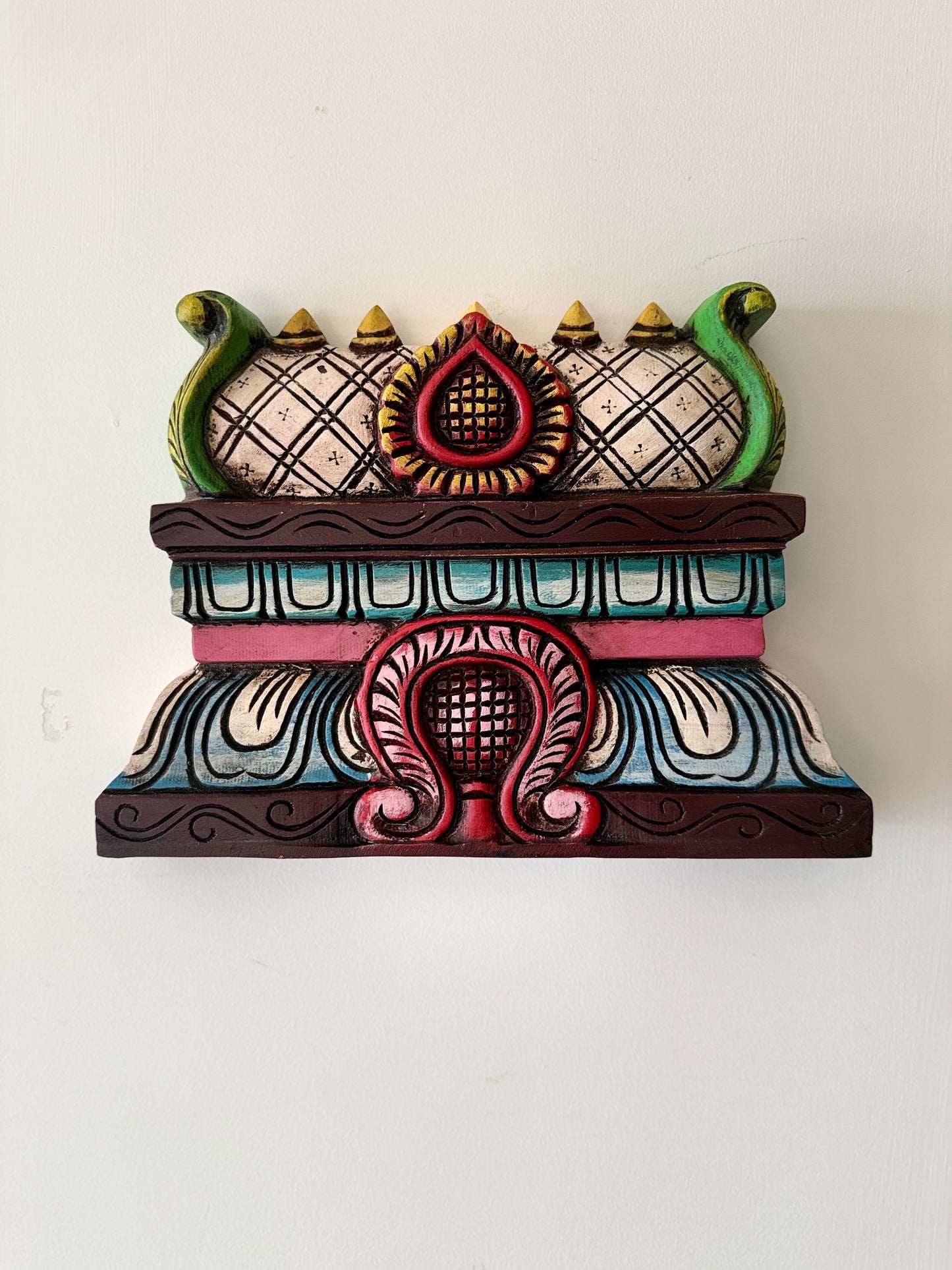 Colourful Gopuram - Hand Carved