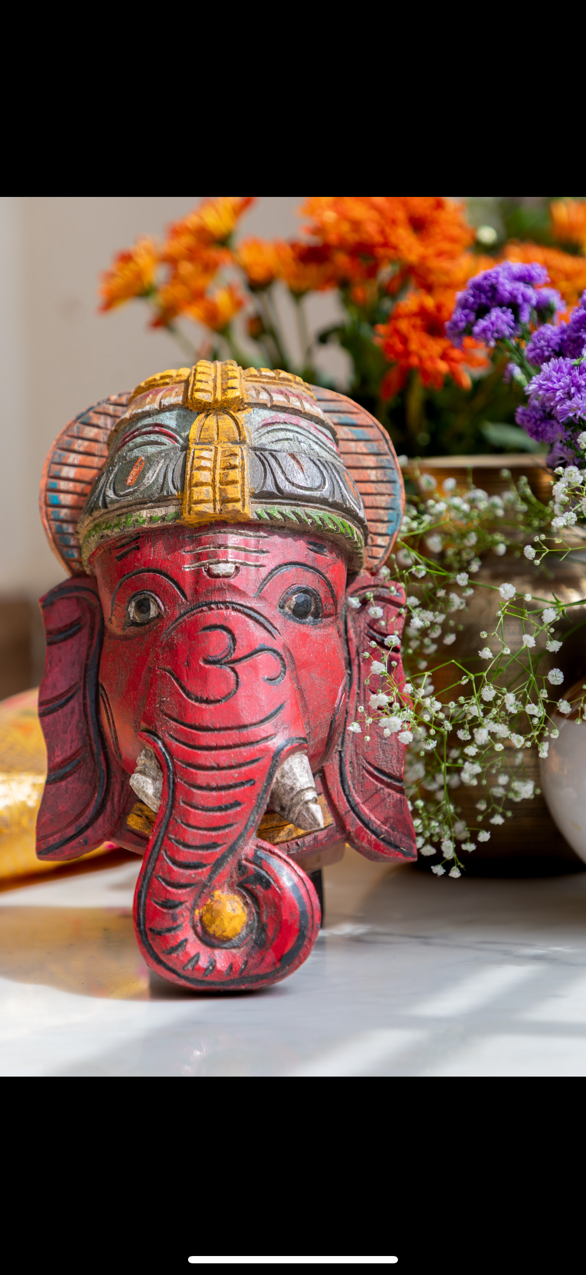 Hand Carved Wooden Mask