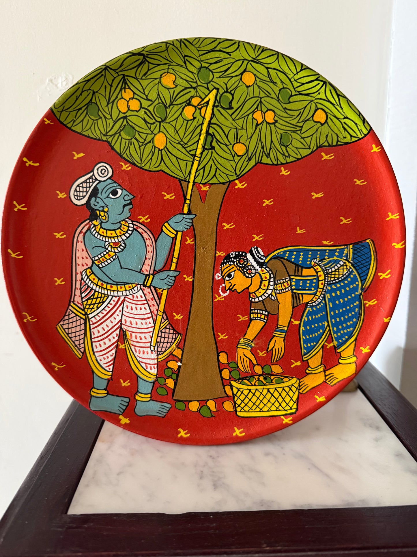 Cherial Wall Plate - Red