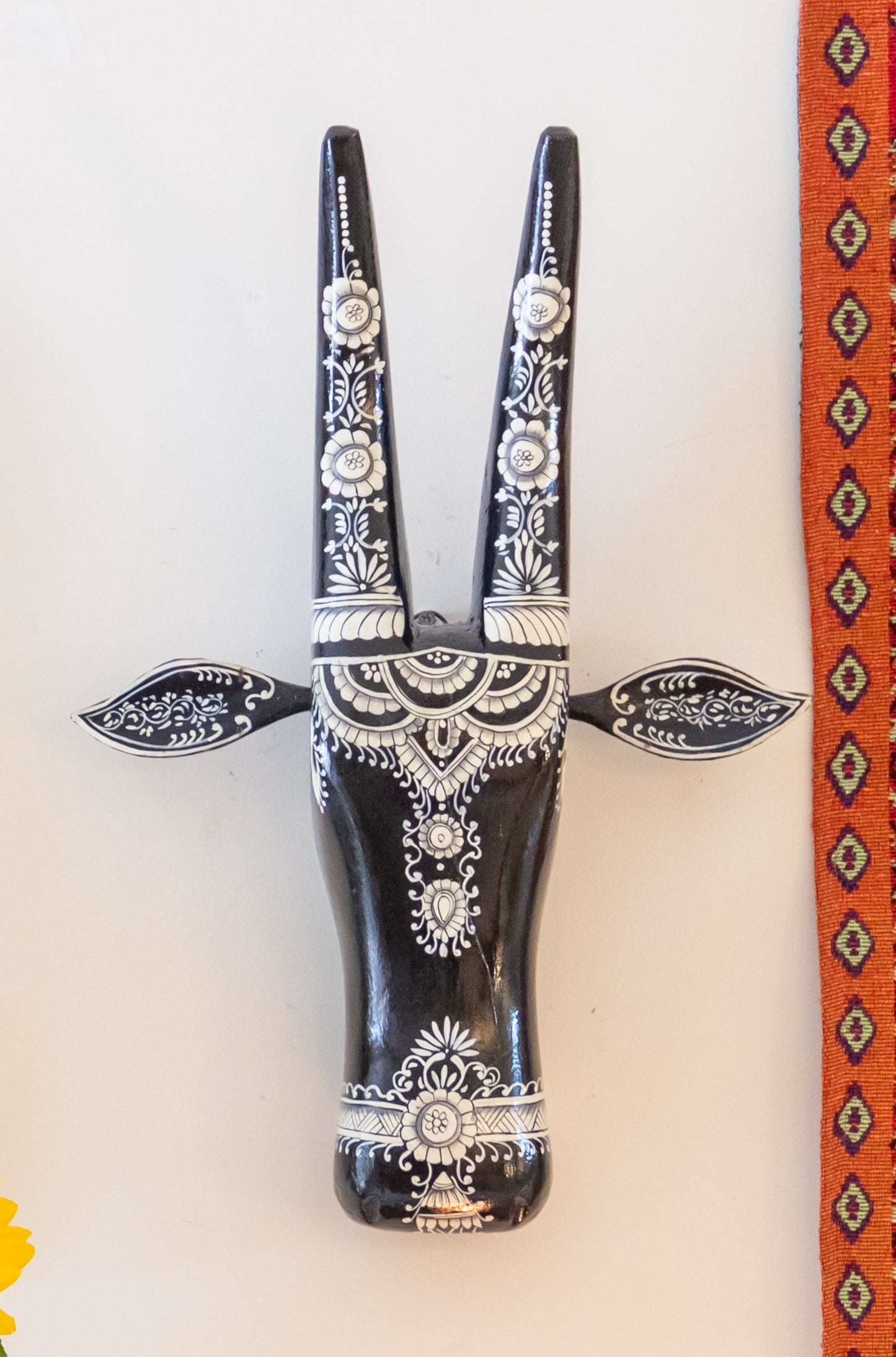 Hand Painted Cow Head - 18”