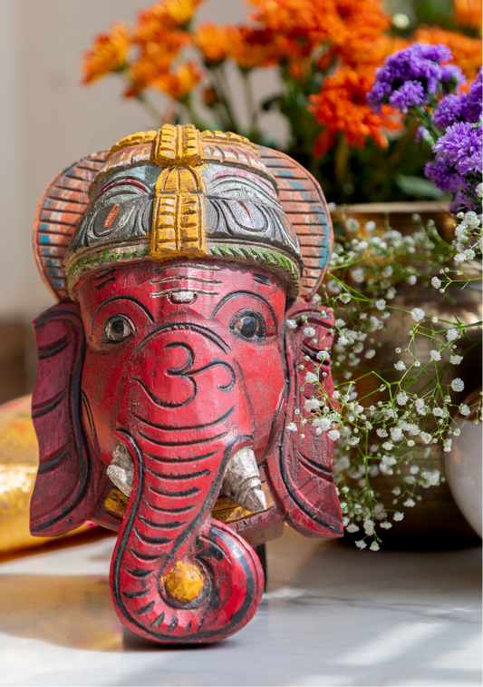 Hand Carved Wooden Mask