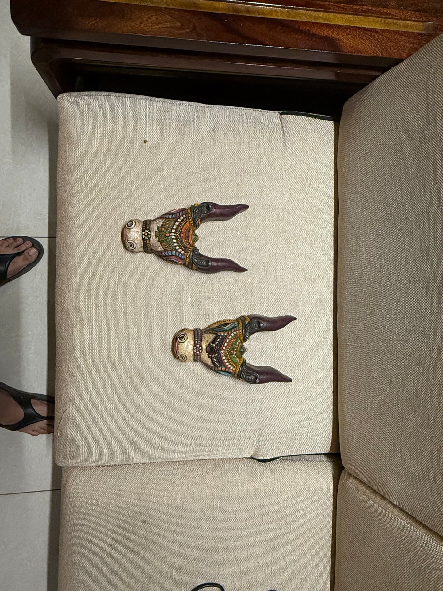Kondapalli Doll - Adorned in a Wooden Window Shelf