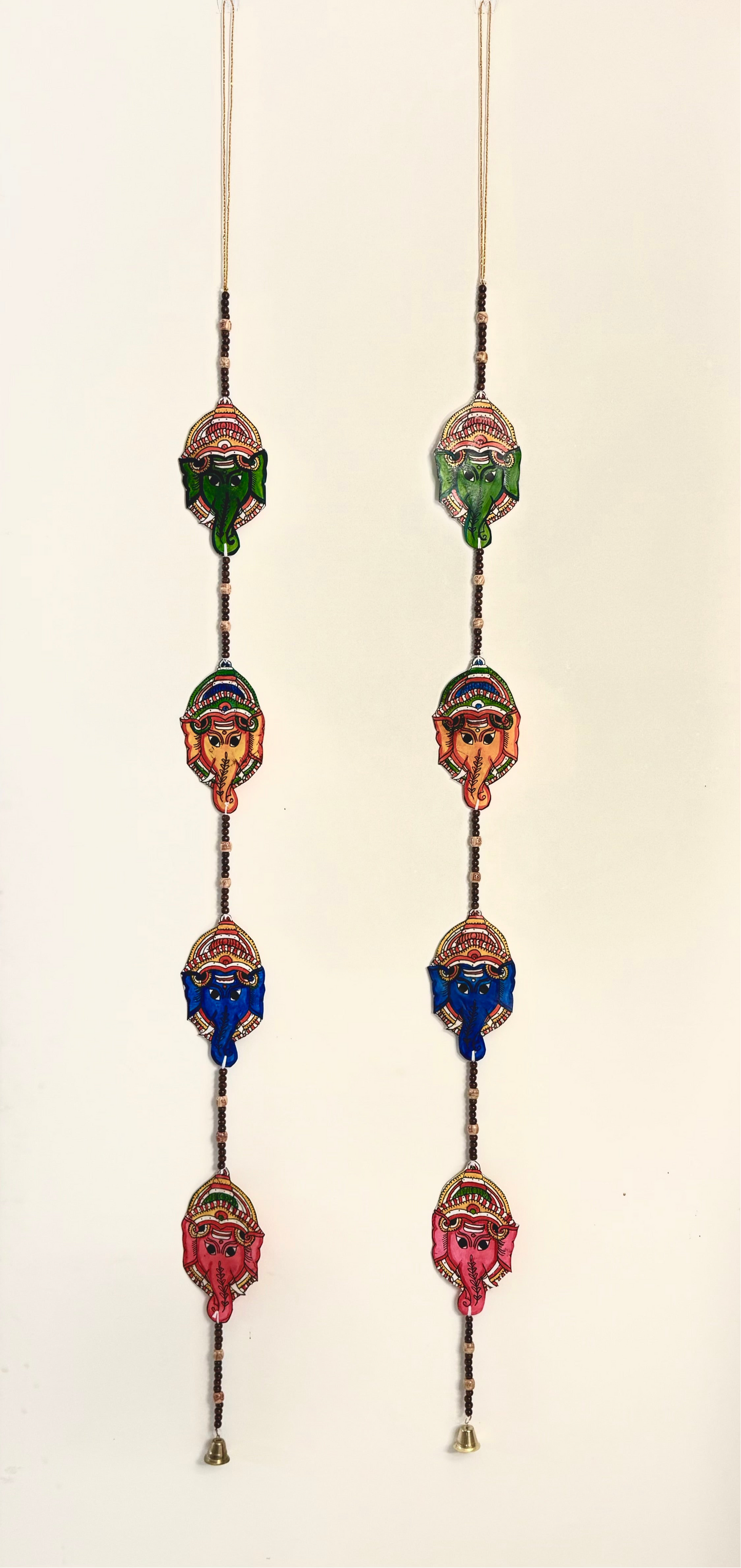 Tholu Bommalu - Ganesha - String Wall Hangings - Set of 2