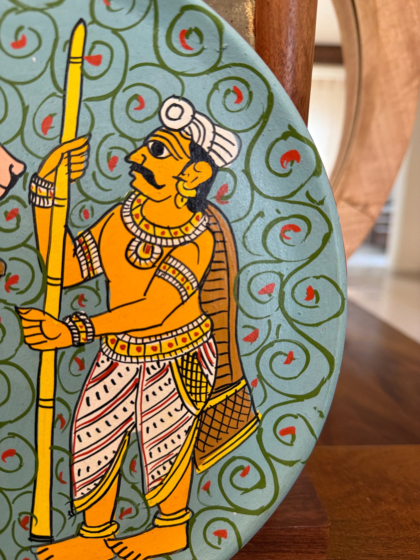 Cherial Wall Plate - Blue