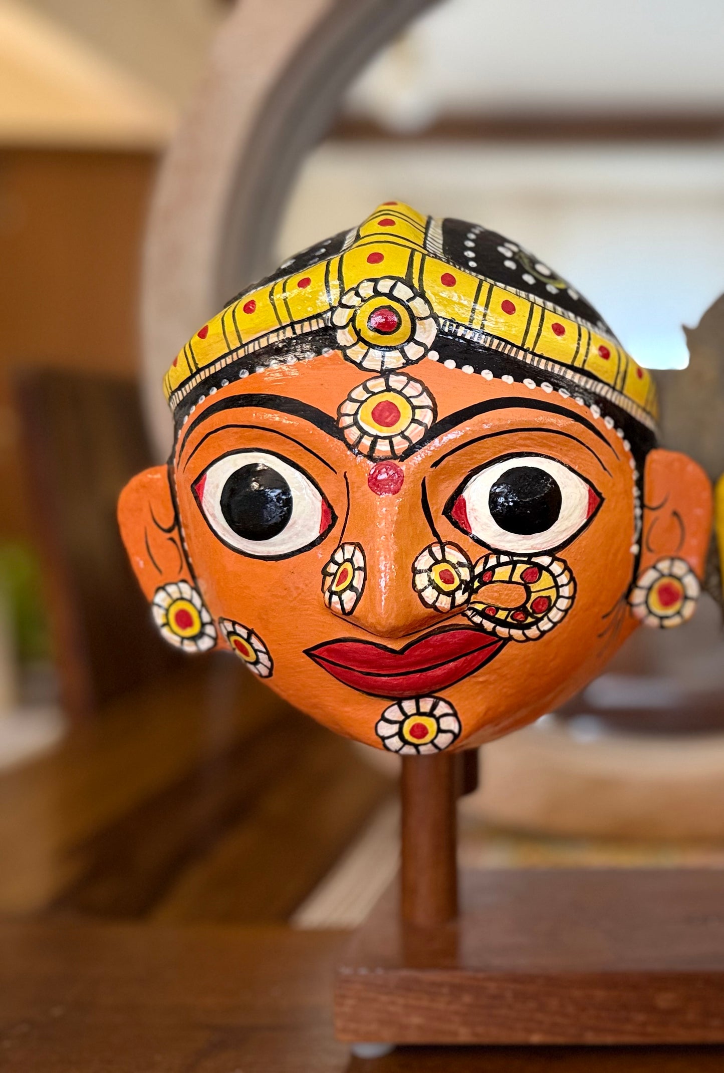 Pair of Cherial Masks - Orange