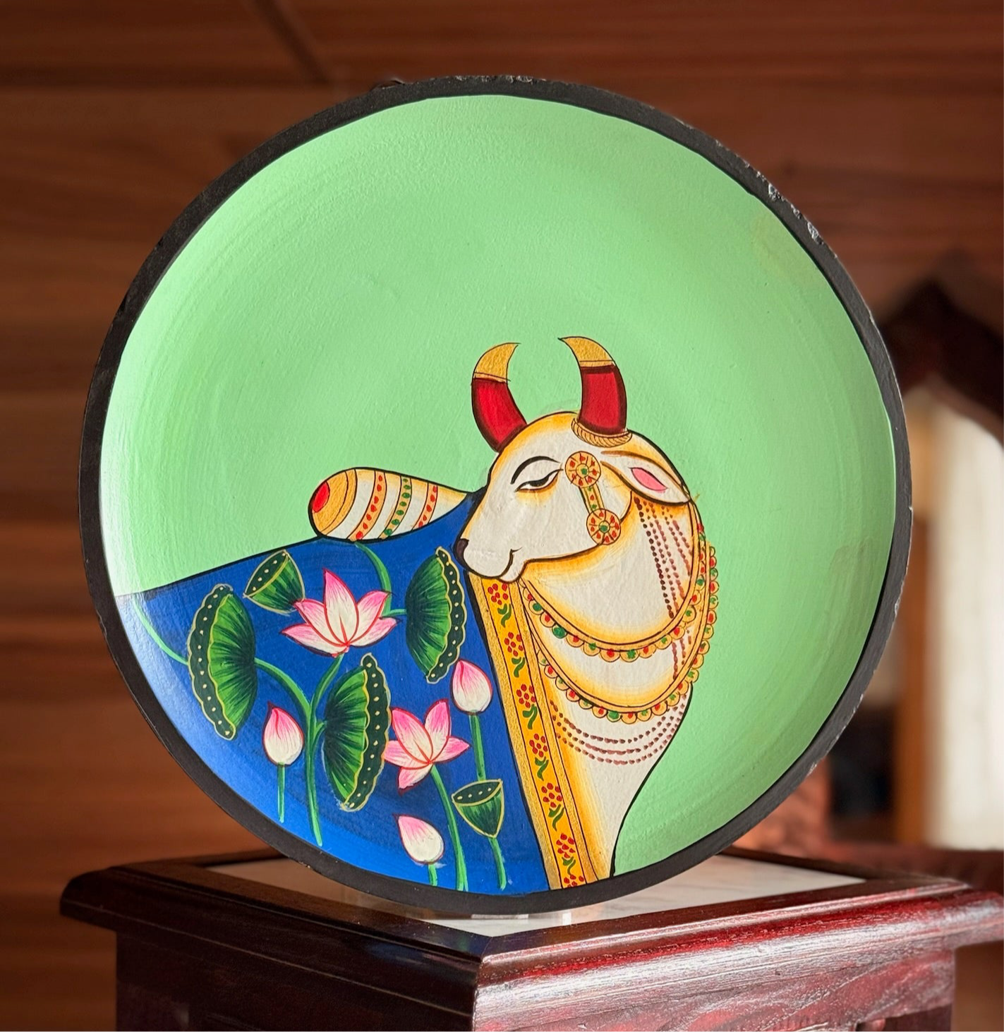 Wall Plate - 12 inches - Pichwai Style