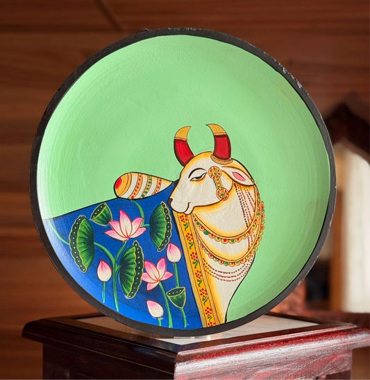 Wall Plate - 12 inches - Pichwai Style