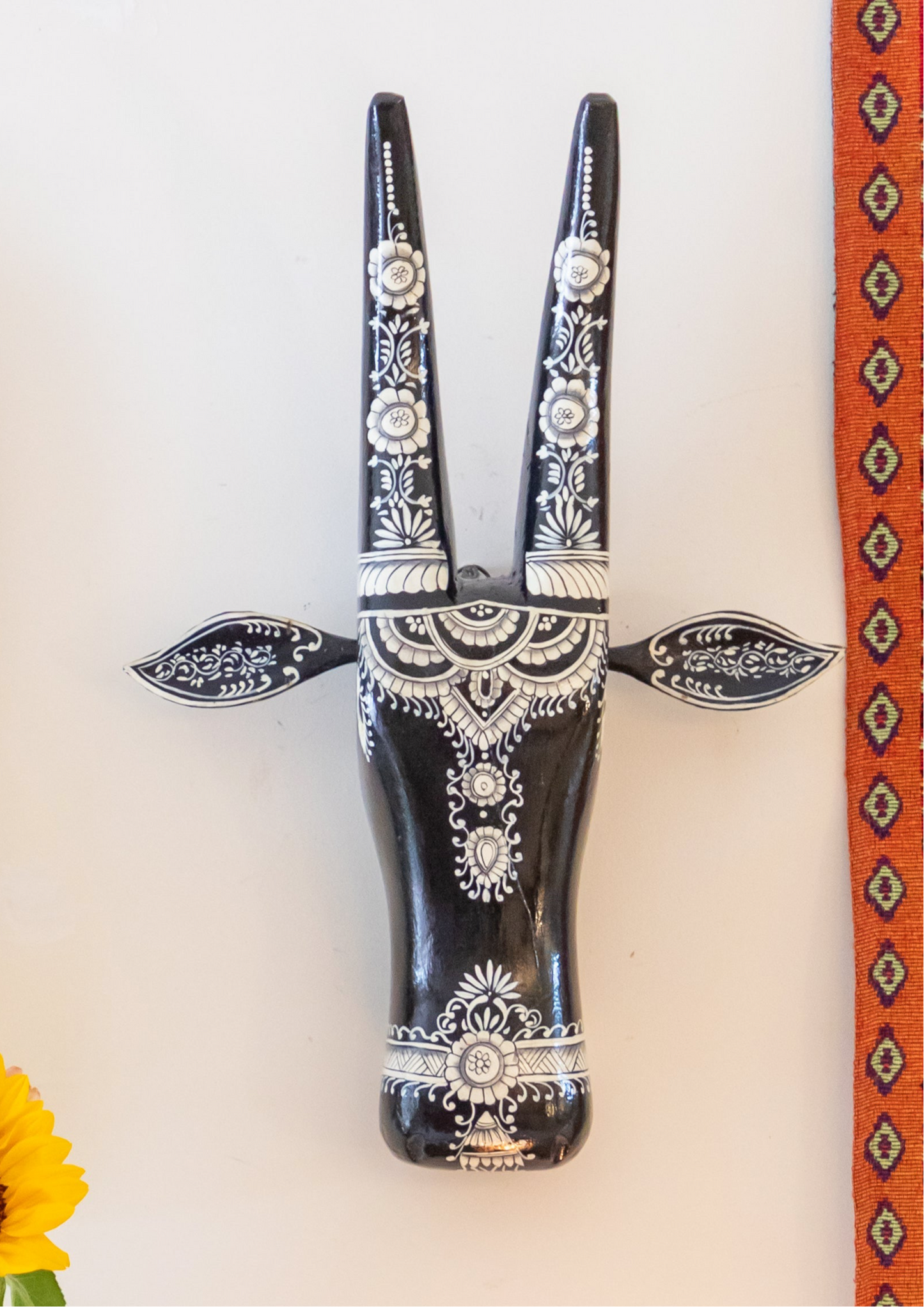 Hand Painted Cow Head - 18”