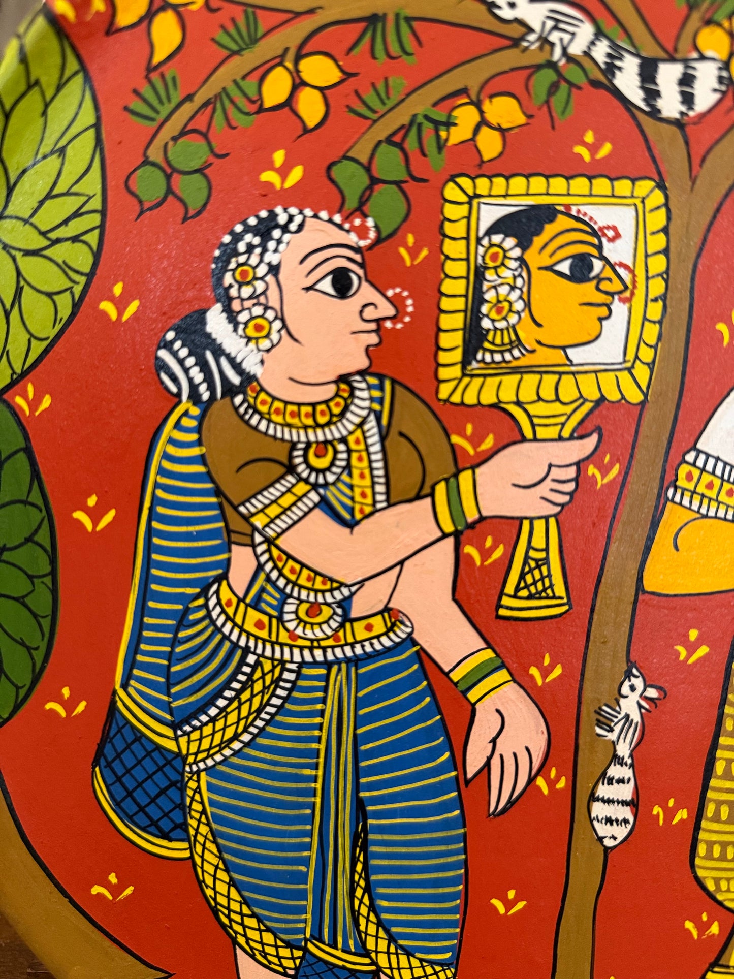 Wall Plate - Cherial - Women & Mirror