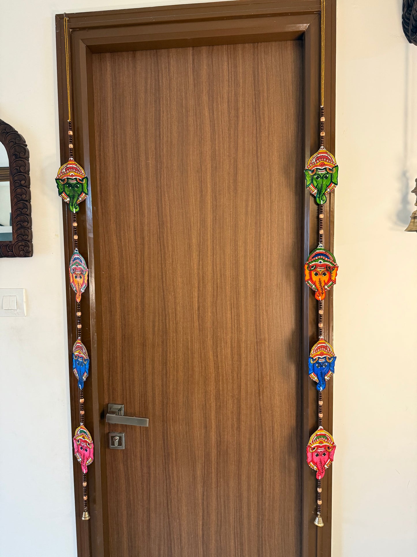 Tholu Bommalu - Ganesha - String Wall Hangings - Set of 2