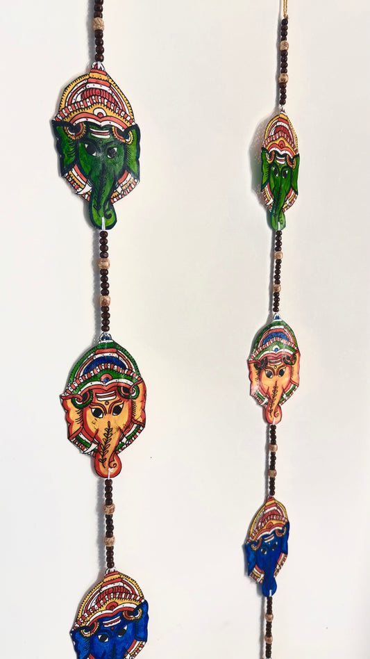 Tholu Bommalu - Ganesha - String Wall Hangings - Set of 2