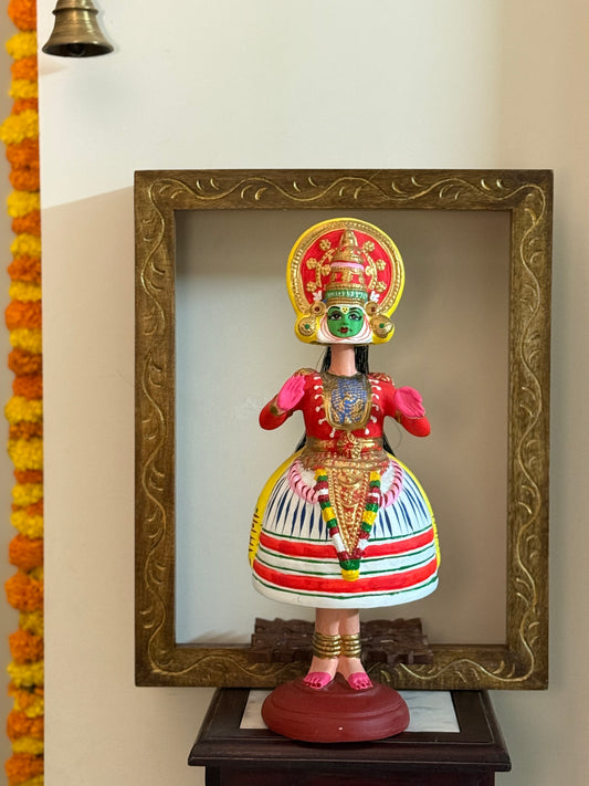 Kondapalli Doll - Adorned in a Wooden Window Shelf