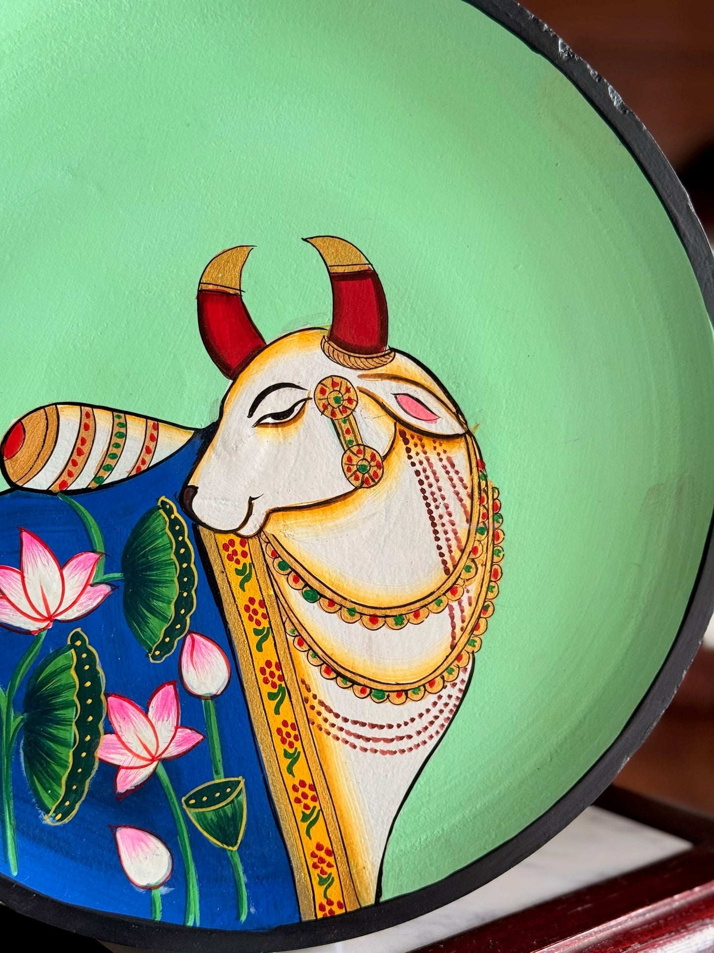 Wall Plate - 12 inches - Pichwai Style