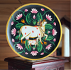 Wall Plate - Pichwai Style - Lotus and Kamadhenu