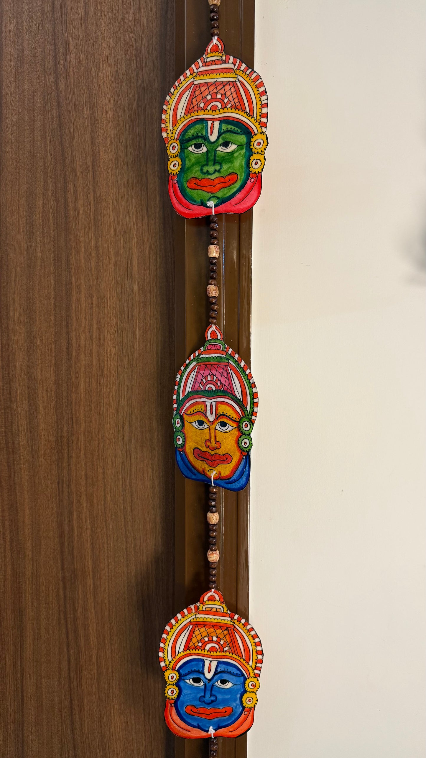 Tholu Bommalu - Kathakali - String Wall Hangings - Set of 2