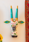 Hand Painted Cow Head - 18