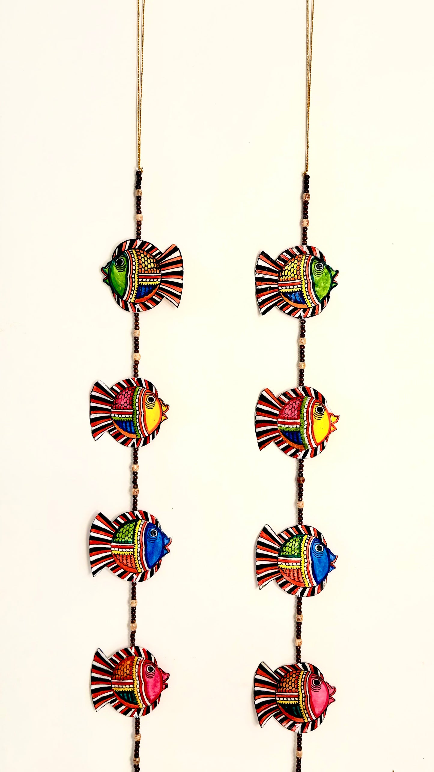 Tholu Bommalu - Fish - String Wall Hangings - Set of 2
