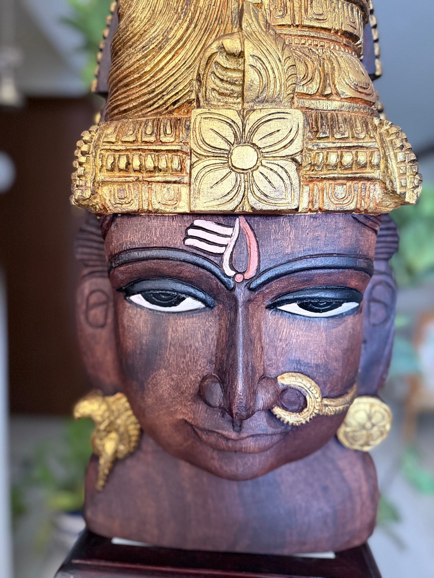 ArdhaNareeswara - 24" with Gold Detailing