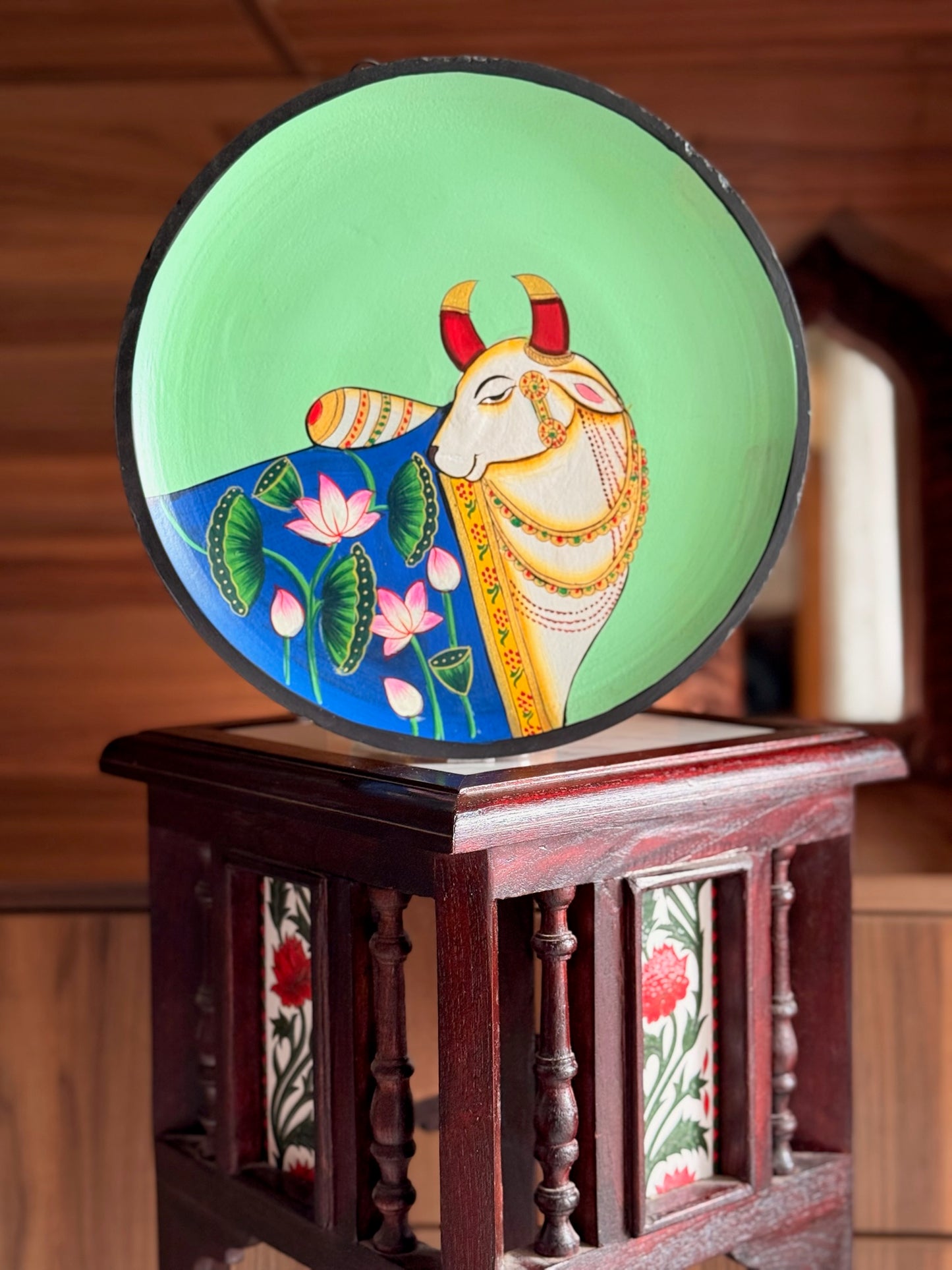 Wall Plate - 12 inches - Pichwai Style