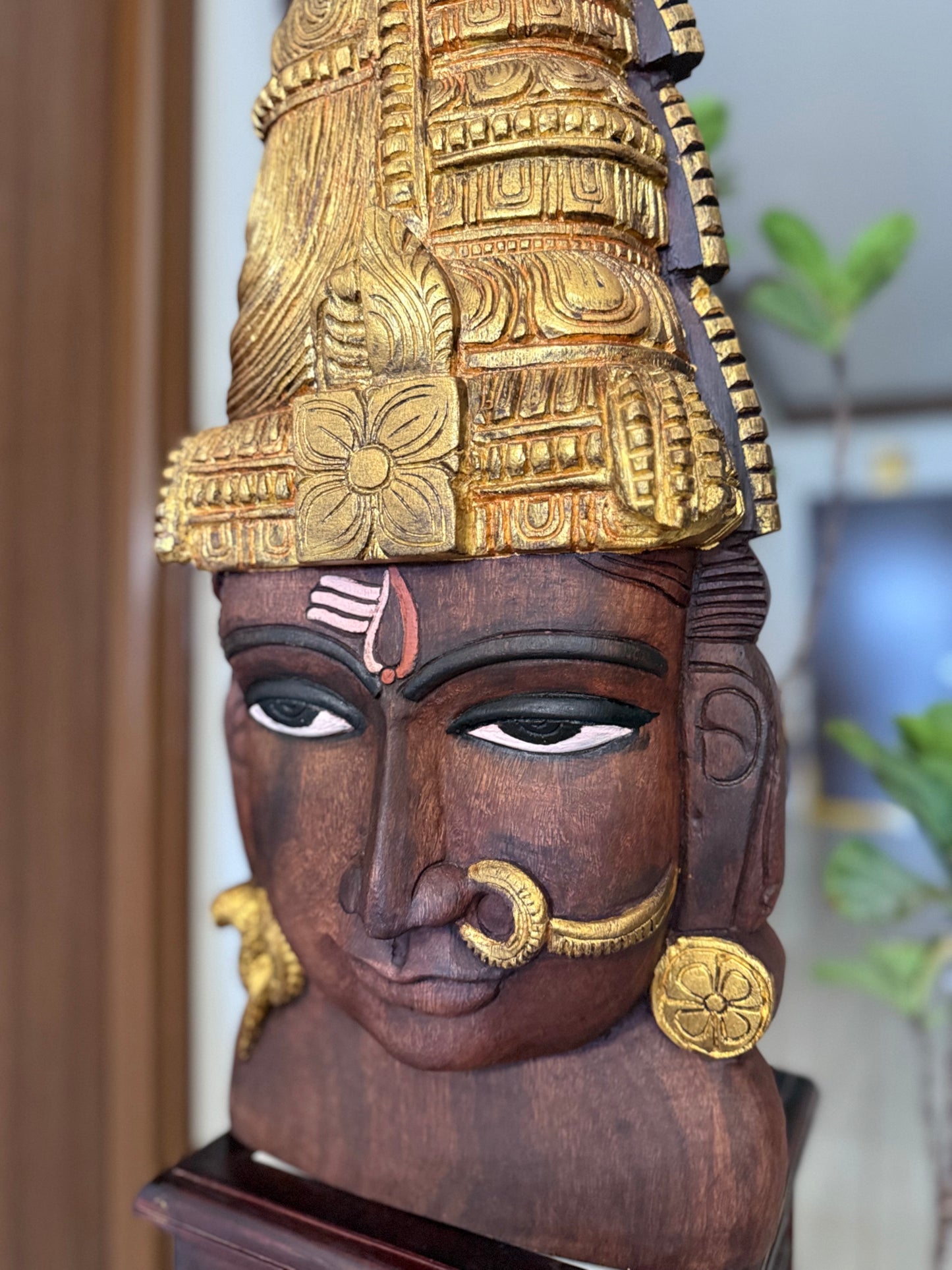 ArdhaNareeswara - 24" with Gold Detailing