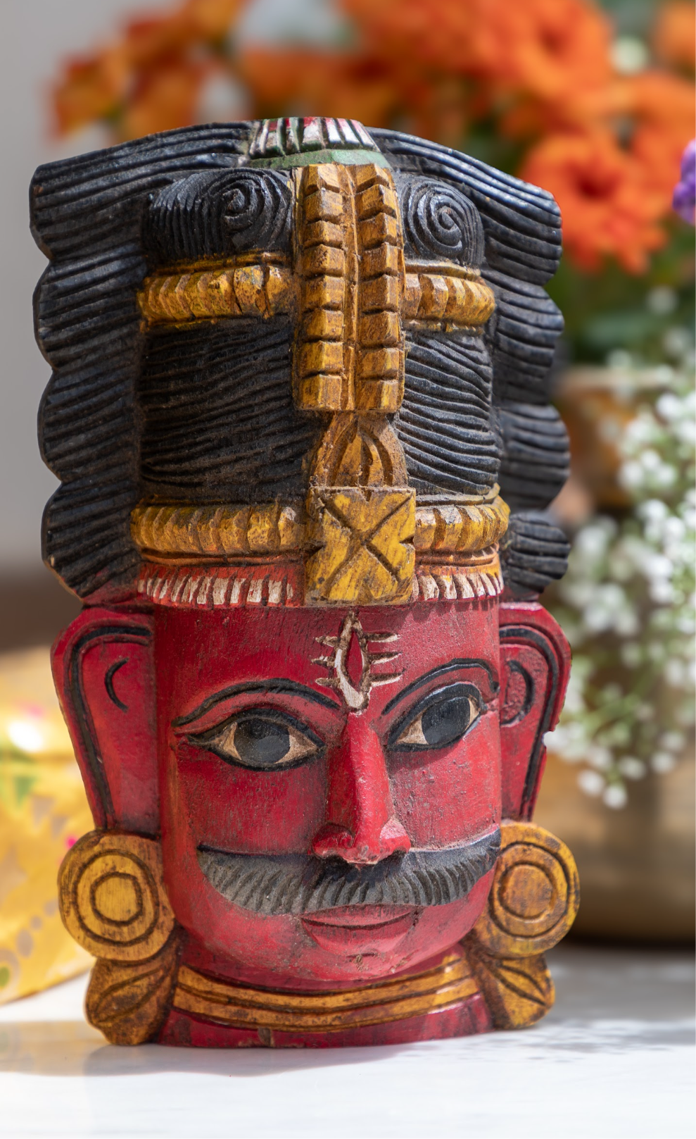 Hand Carved - Wooden Mask