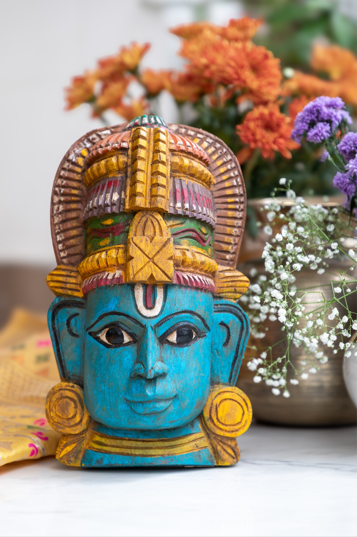 Hand Carved - Wooden Mask