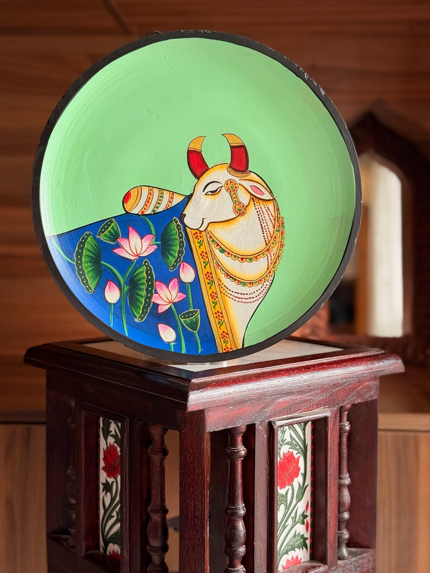 Wall Plate - 12 inches - Pichwai Style