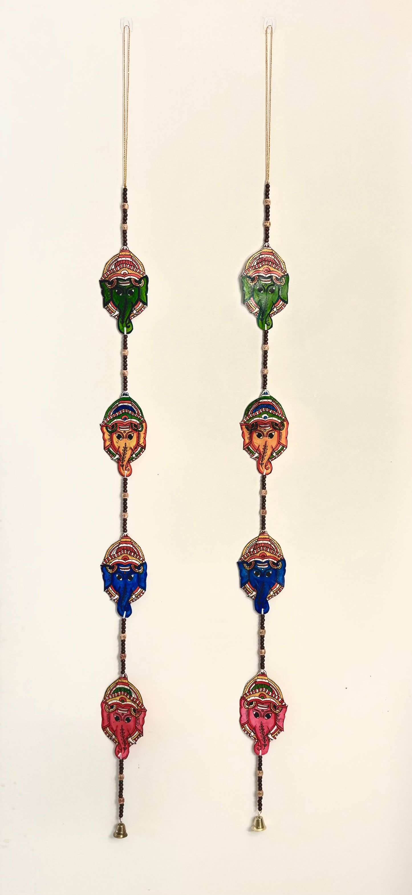 Tholu Bommalu - Ganesha - String Wall Hangings - Set of 2