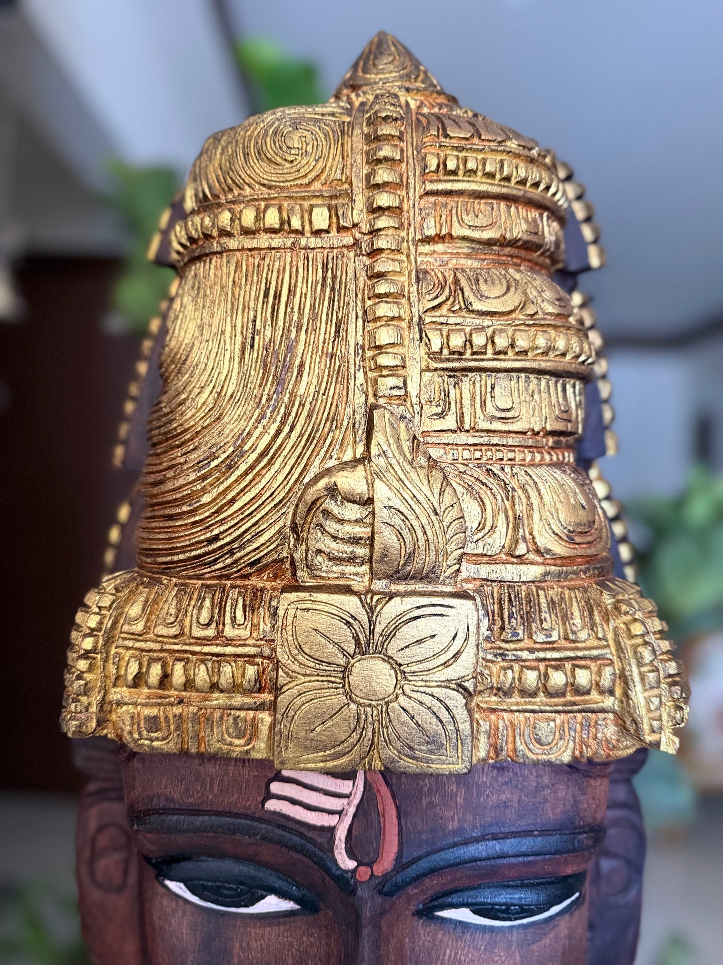 ArdhaNareeswara - 24" with Gold Detailing