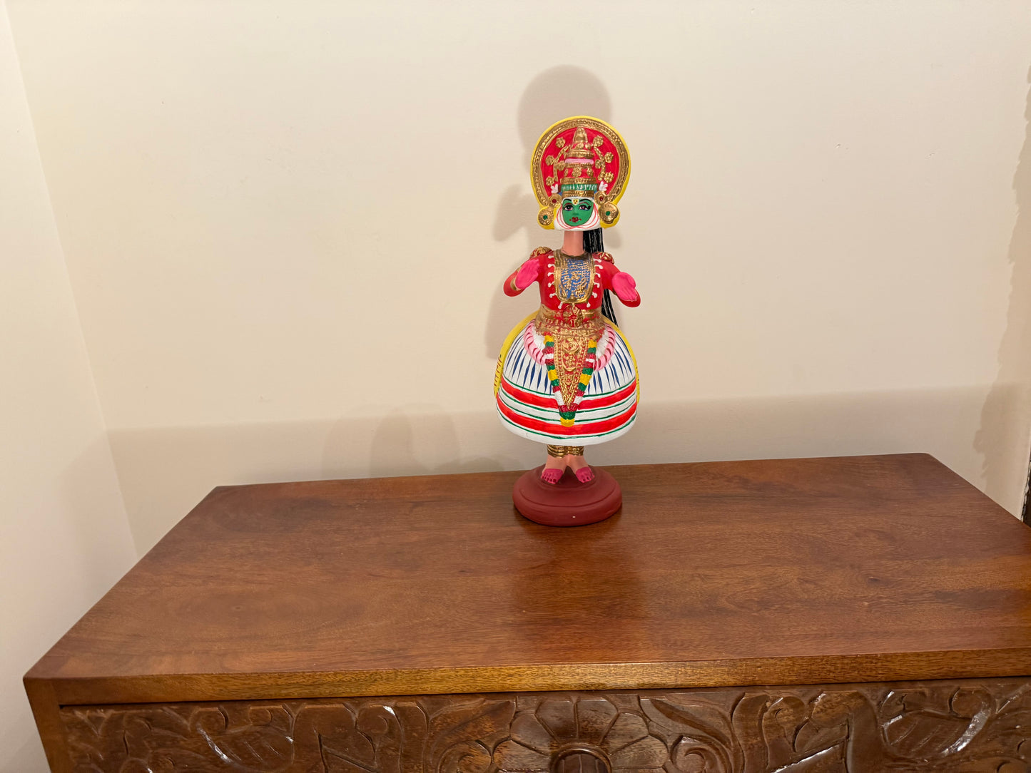 Kondapalli Doll - Adorned in a Wooden Window Shelf