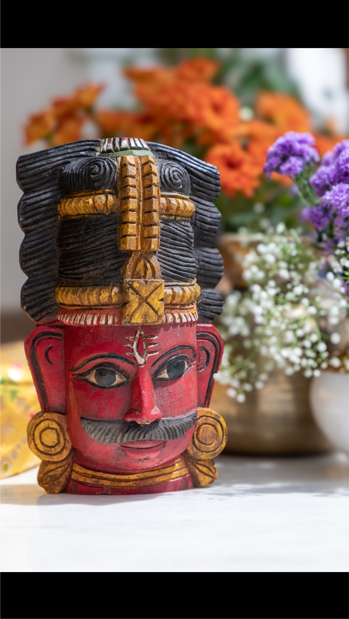 Hand Carved - Wooden Mask