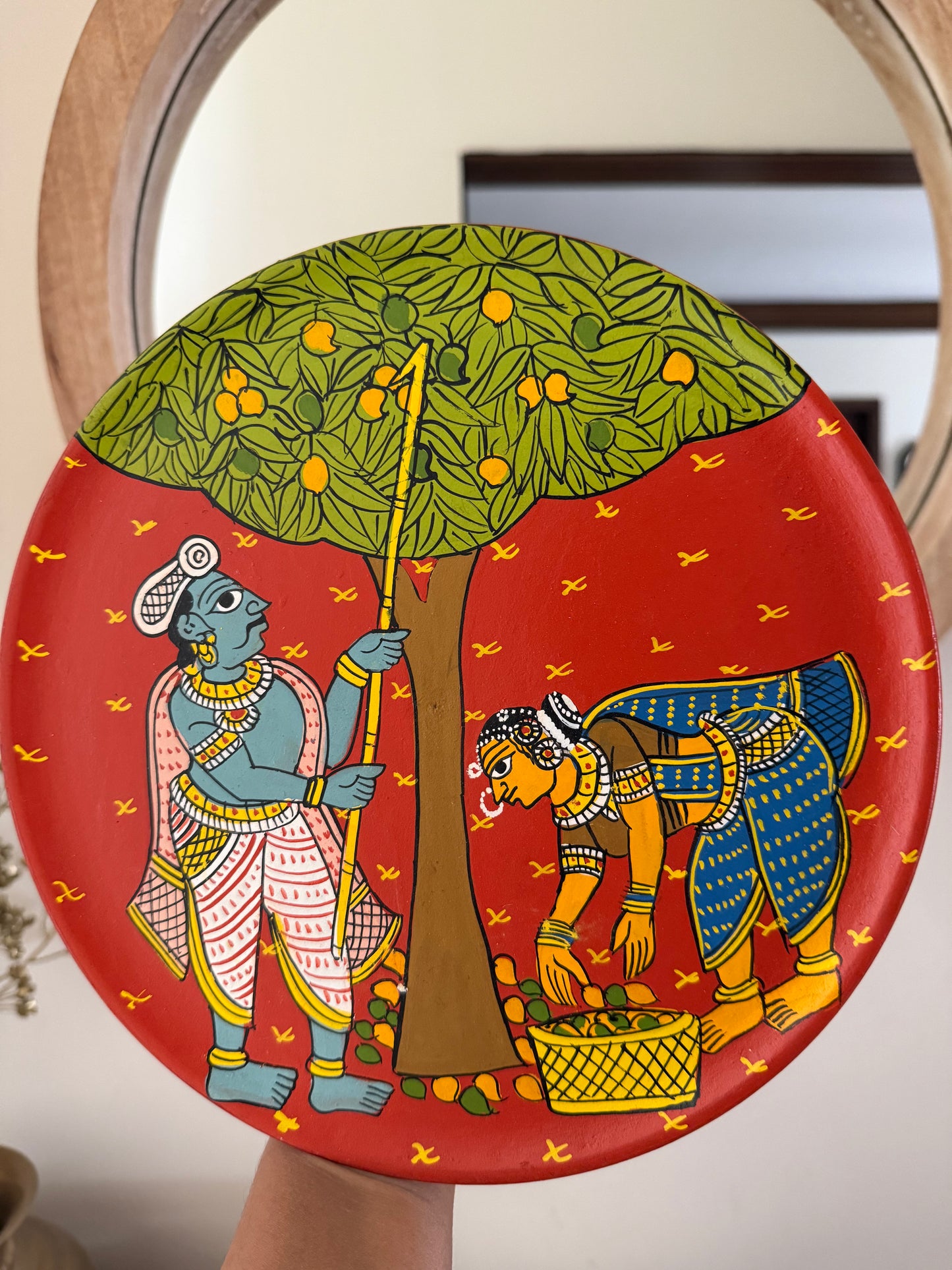 Cherial Wall Plate - Red