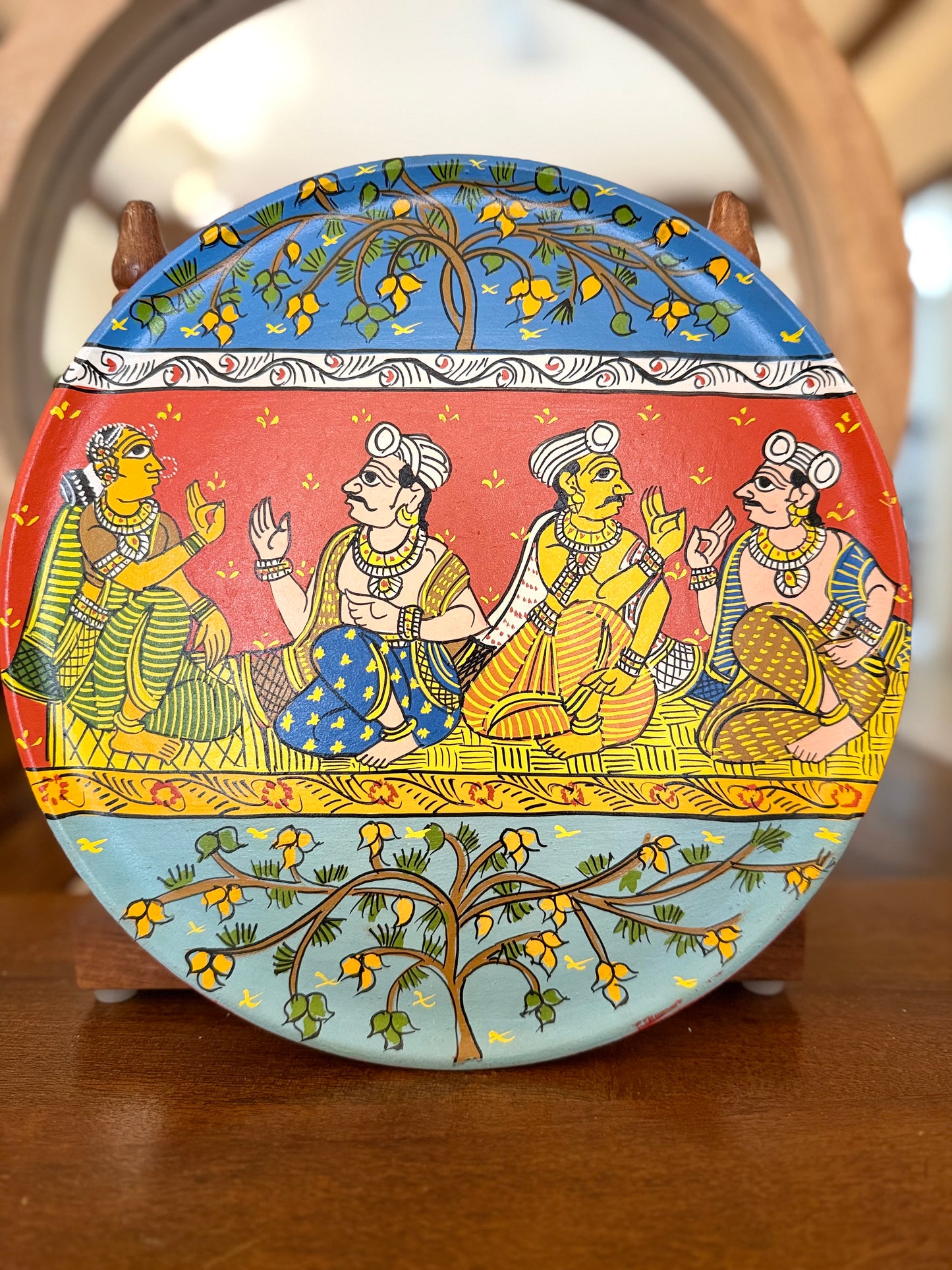 Cherial Wall Plate - Blue