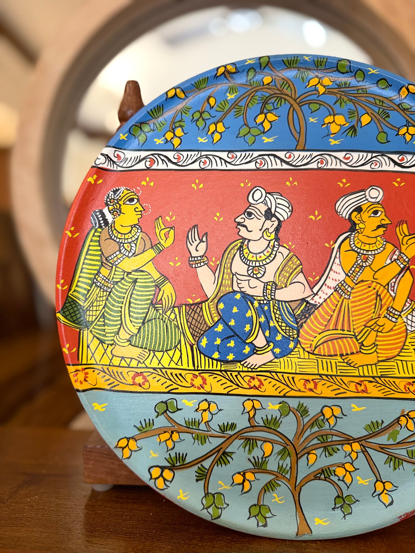 Cherial Wall Plate - Blue