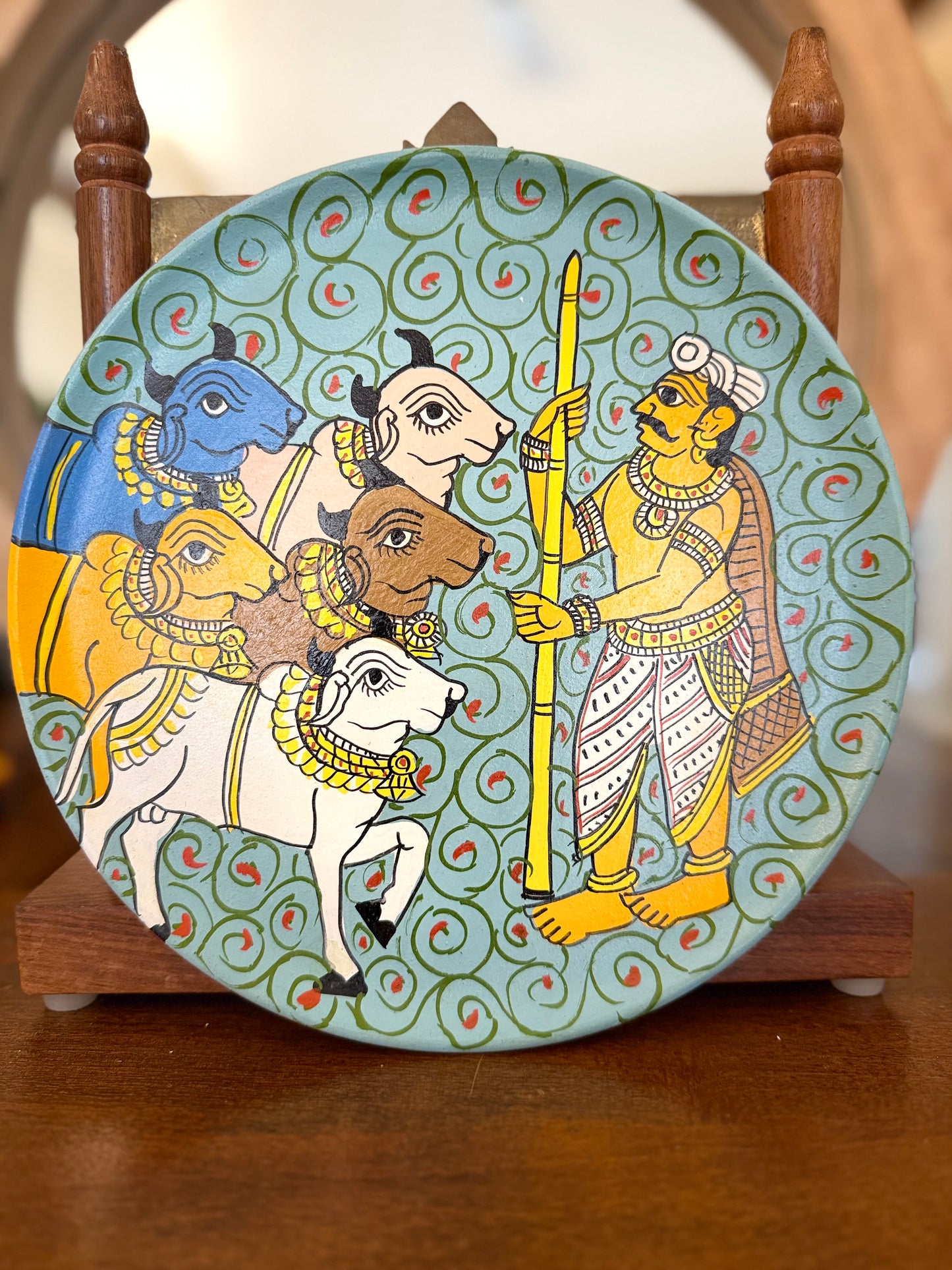 Cherial Wall Plate - Orange