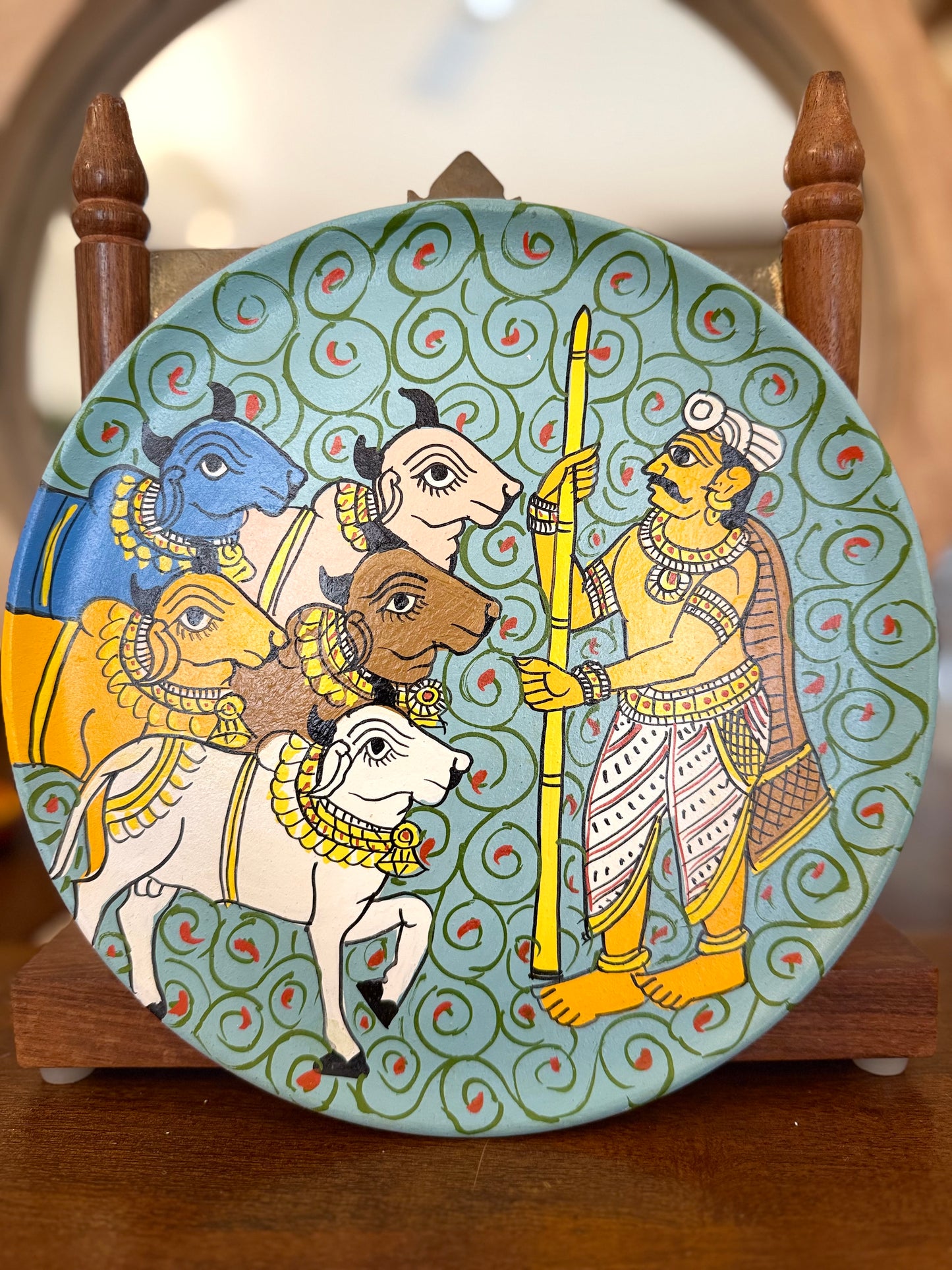 Cherial Wall Plate - Orange