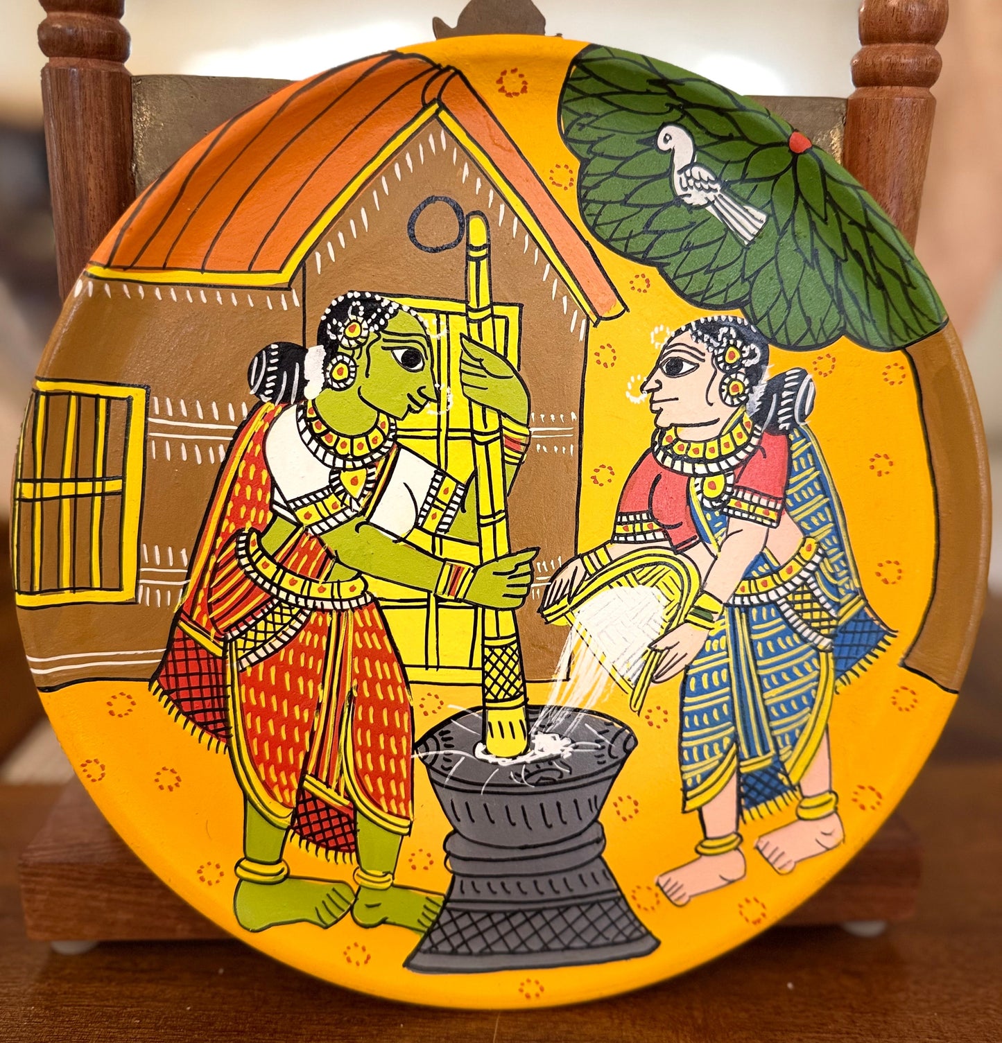 Cherial Wall Plate - Orange