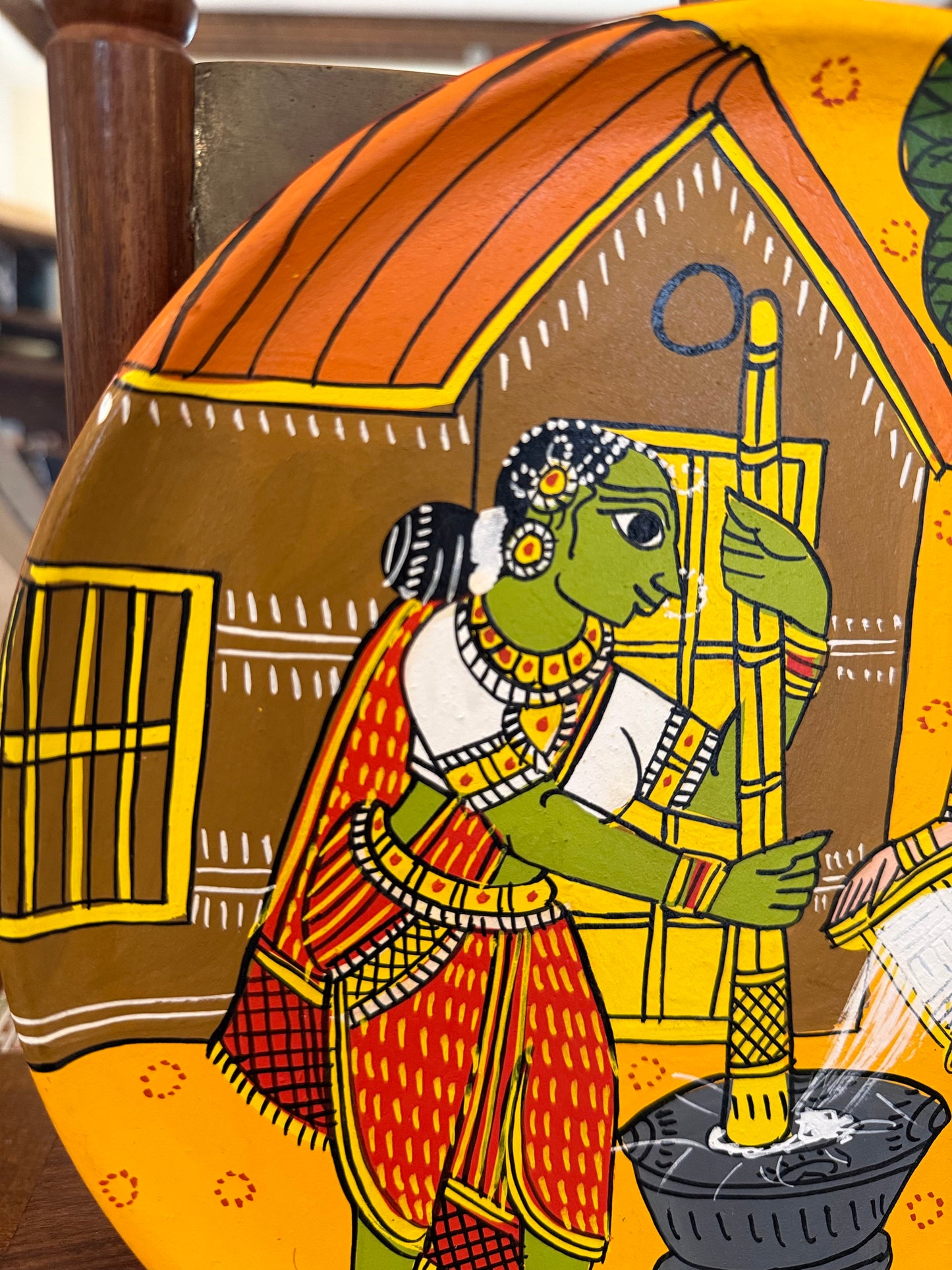 Cherial Wall Plate - Orange